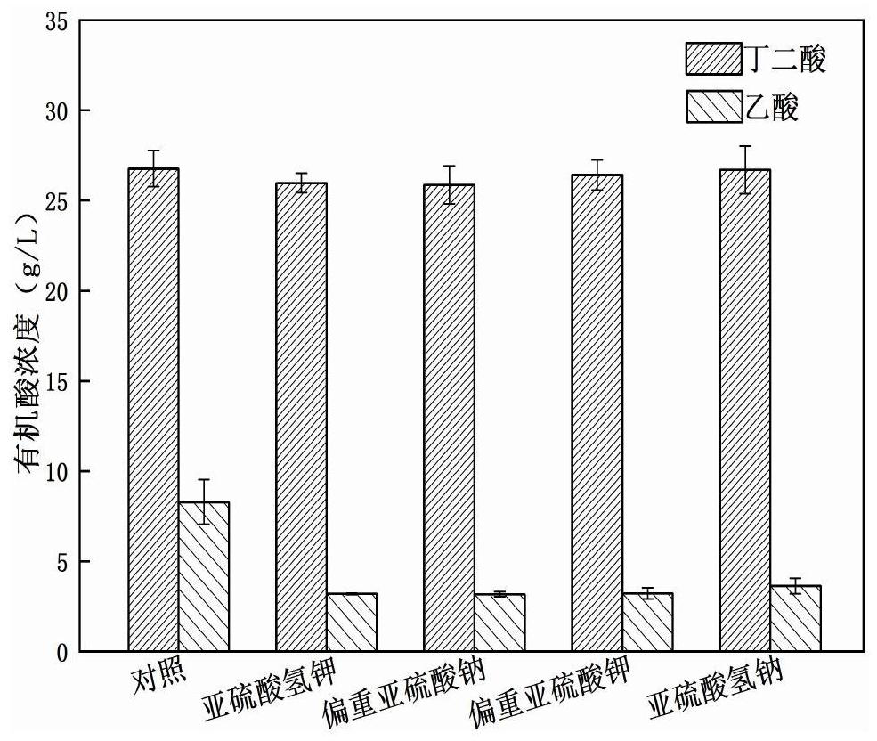 A method for reducing the ratio of by-products of Actinobacillus succinogenes succinic acid fermentation