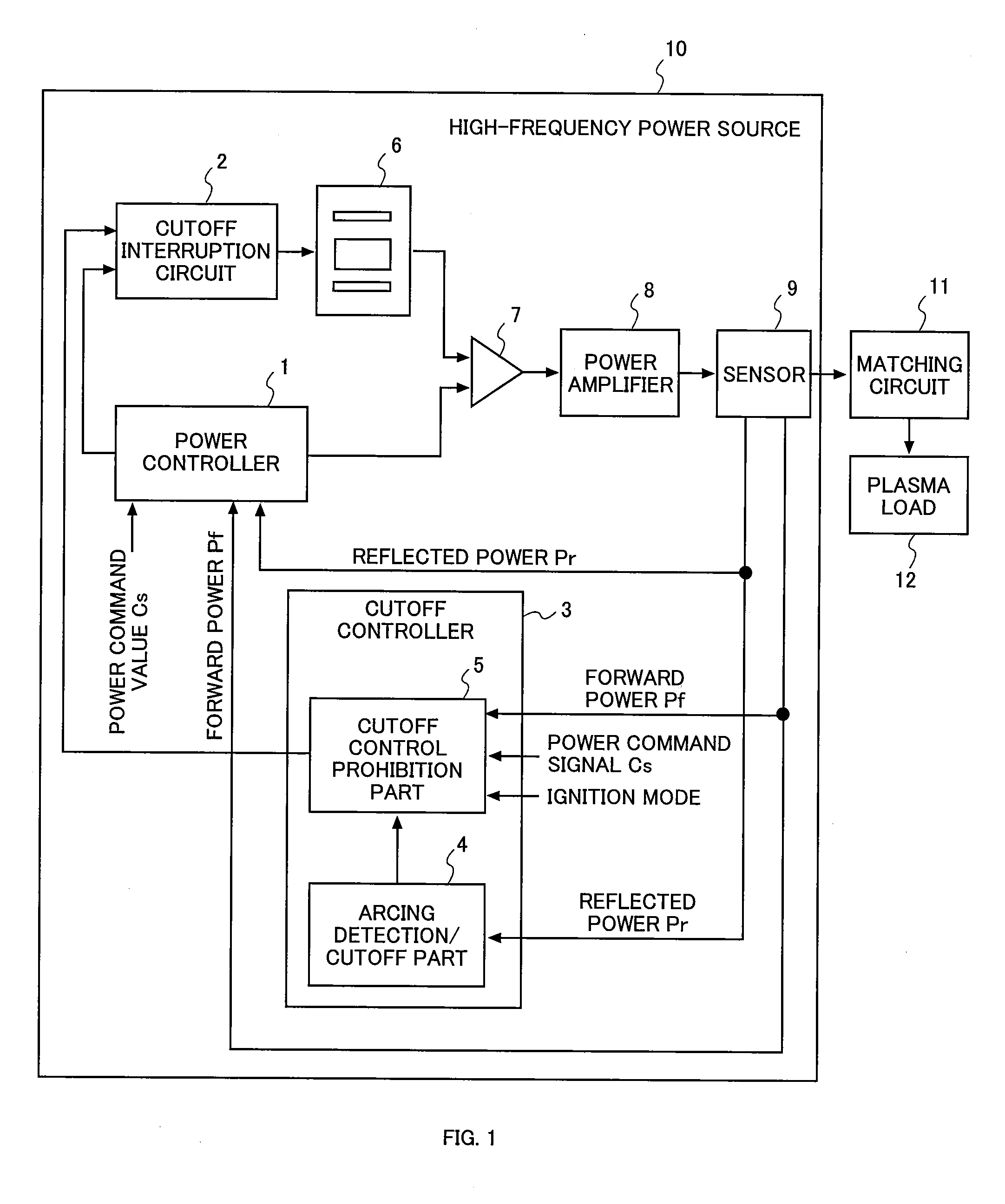 Abnormal discharge suppressing device for vacuum apparatus