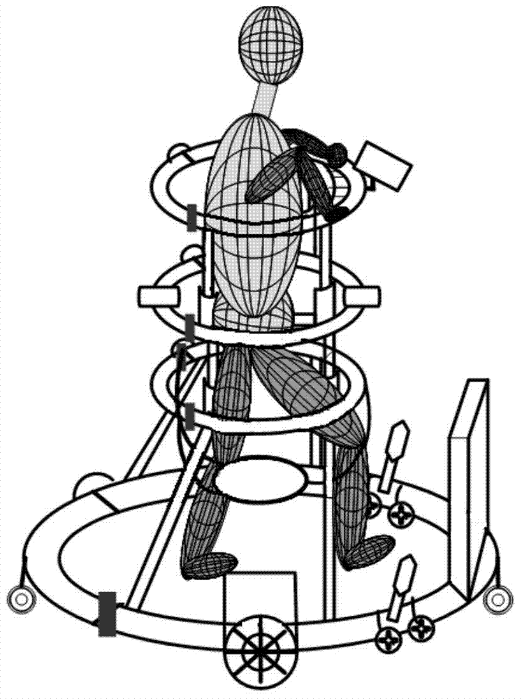 Assistive rehabilitation training robot for stroke hemiplegic patients