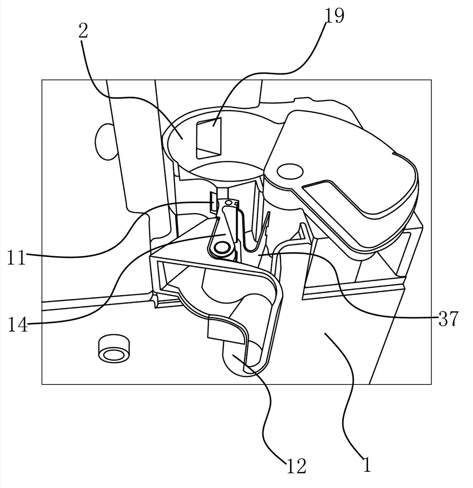 Spinning device for air exhaust type rotor spinning machine