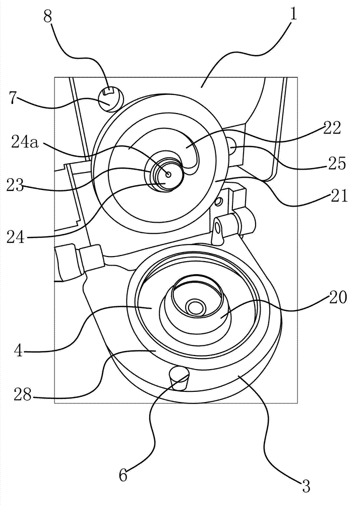 Spinning device for air exhaust type rotor spinning machine