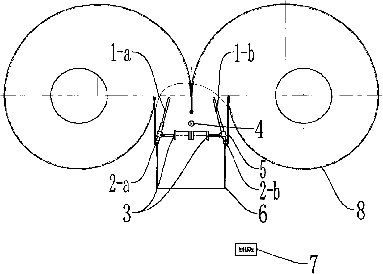 Gas inlet regulating method of double-cyclone dust collector and device thereof