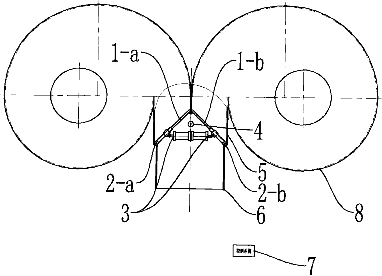 Gas inlet regulating method of double-cyclone dust collector and device thereof