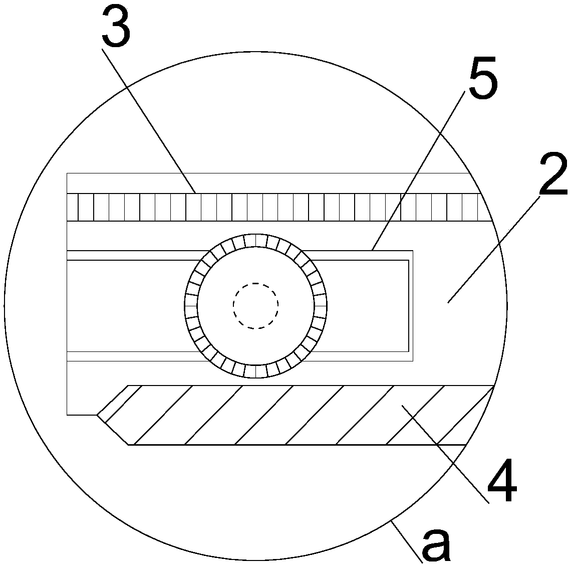 Orbit determination guiding type building pre-buried wire groove accurate cutting device