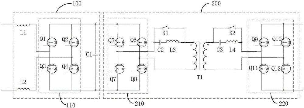 Vehicle-mounted charging device of electric vehicle and electric vehicle