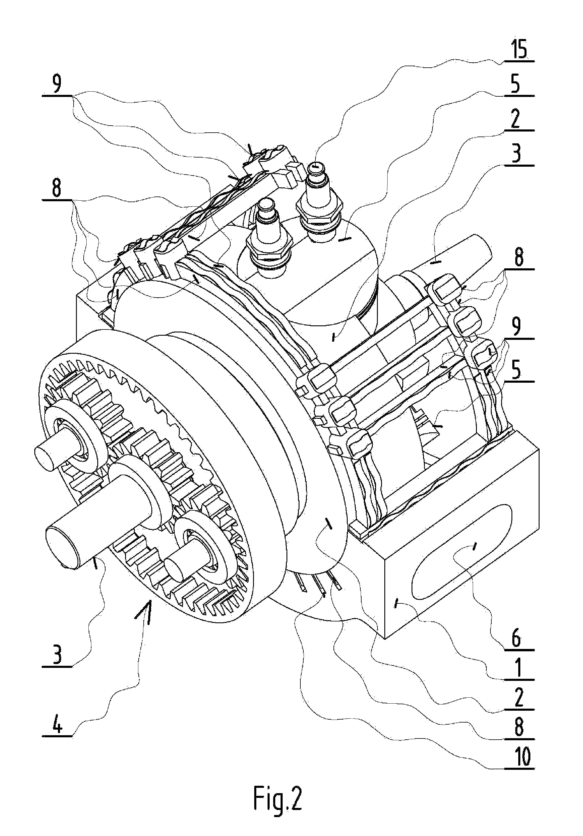 Rotary piston internal combustion engine