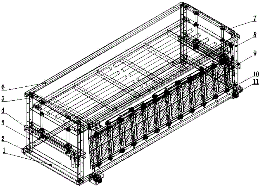 Locked three-dimensional intelligent seedling raising platform system based on artificial light source technology