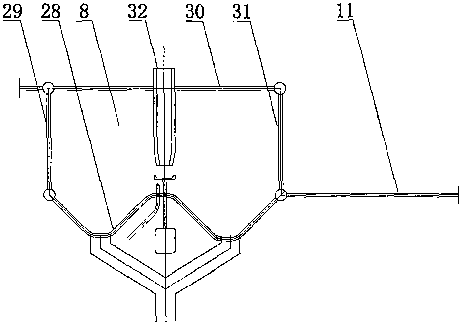 Molten-state high-temperature matter physical sensible heat recovery system