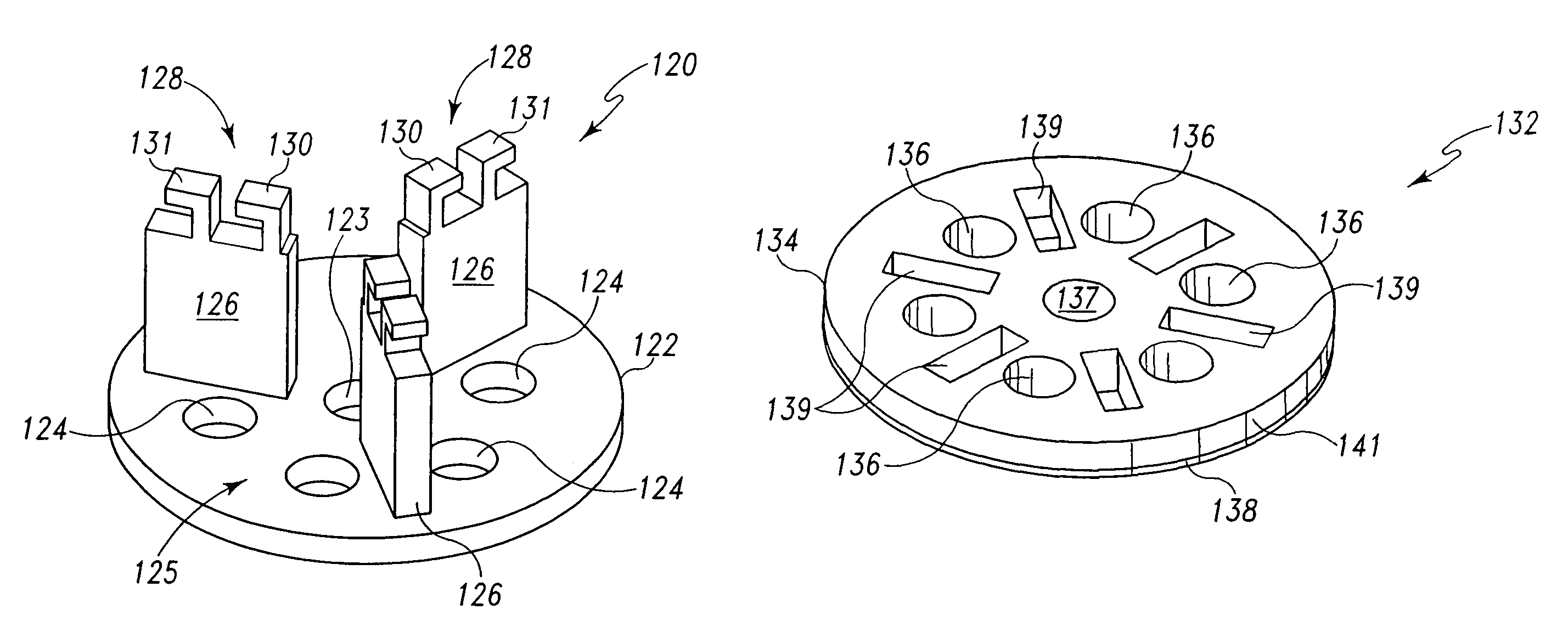 Implant device for cartilage regeneration in load bearing articulation regions