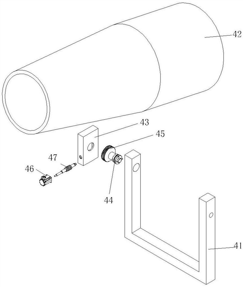 Disinfection and cleaning device for department of infectious diseases