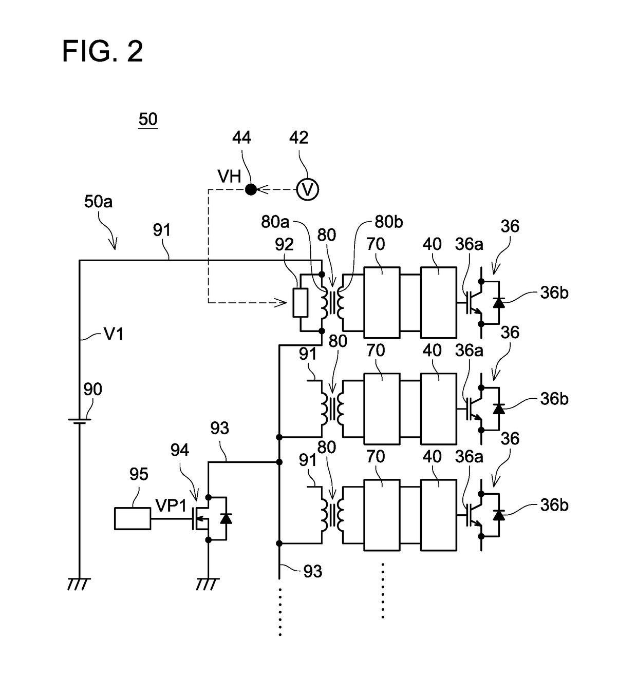 Gate voltage control device