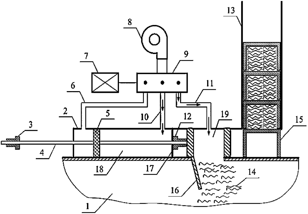 Testing fiber feeding device of heat exchanger