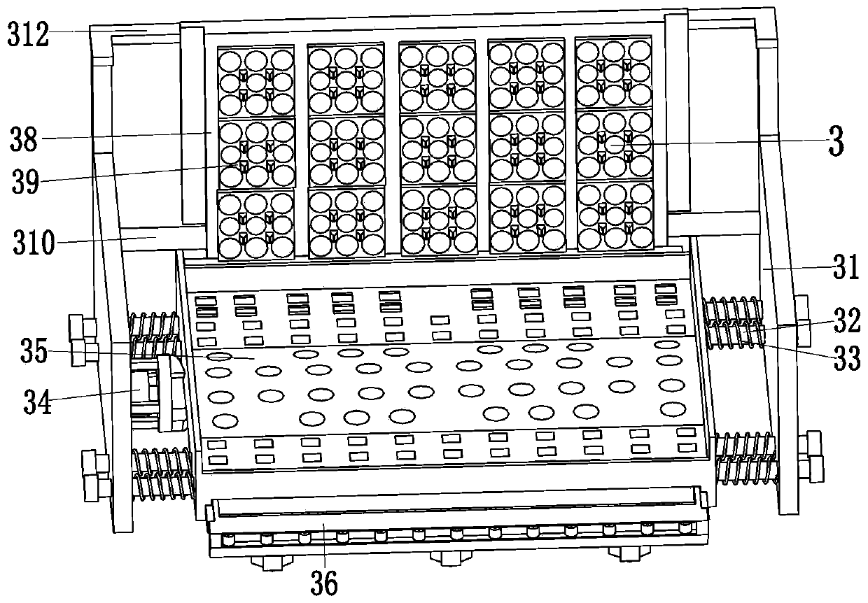 Muddy ground area water supply and drainage pipeline burying device