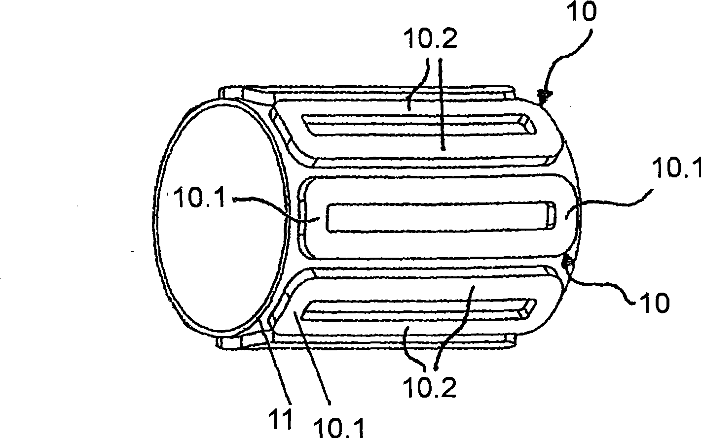 Winding form for winding a saddle coil