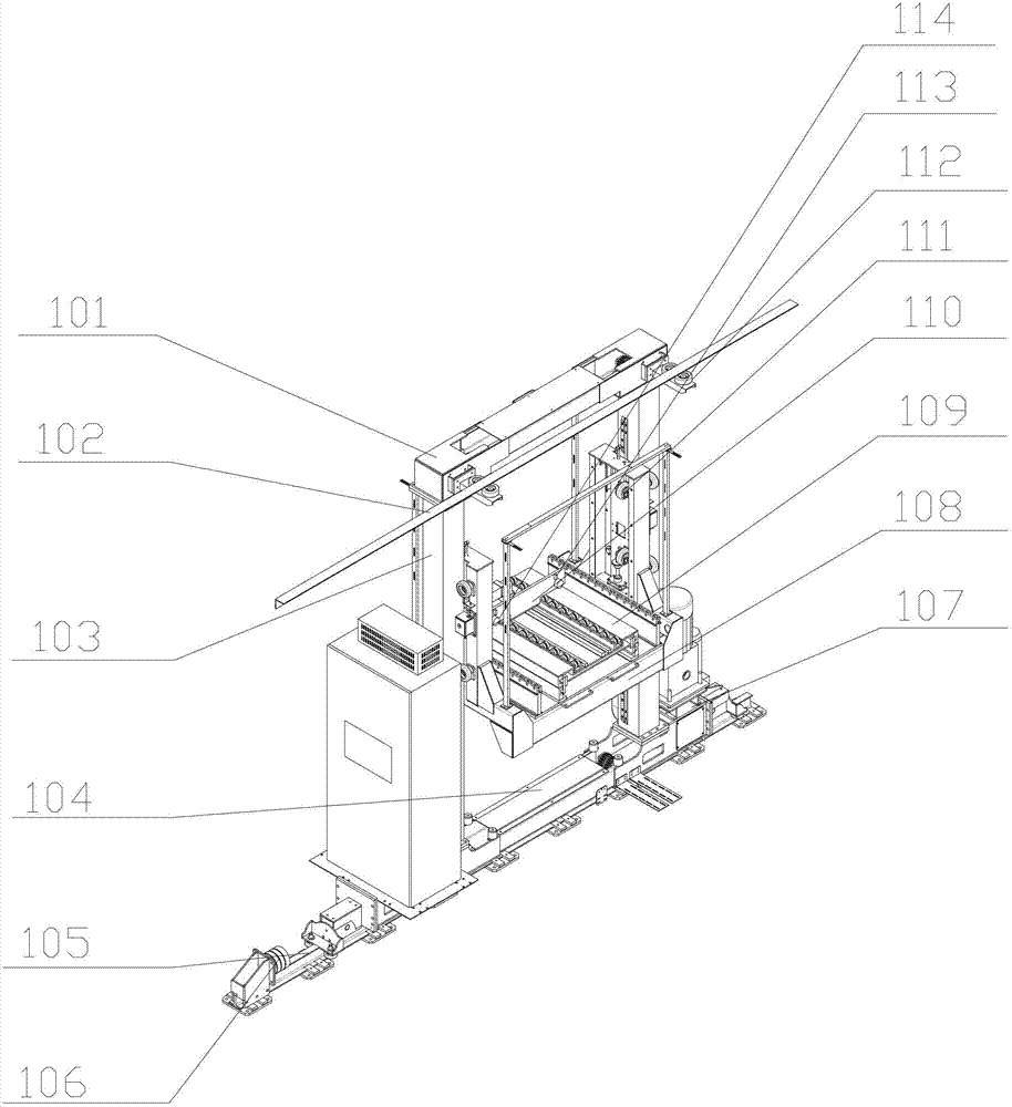 Electric bus power replacing robot system and method