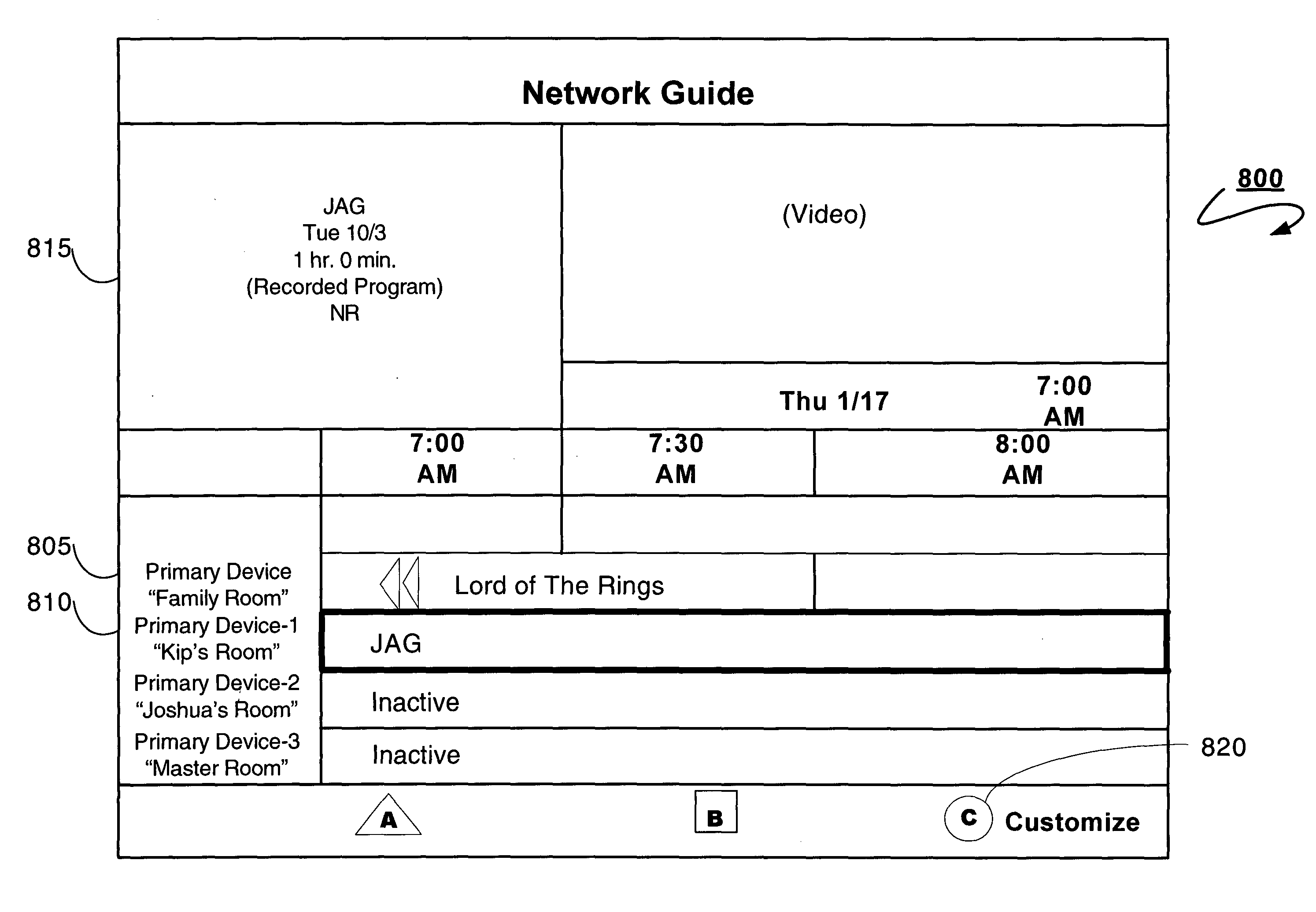 Networked multimedia system having a multi-room interactive network guide