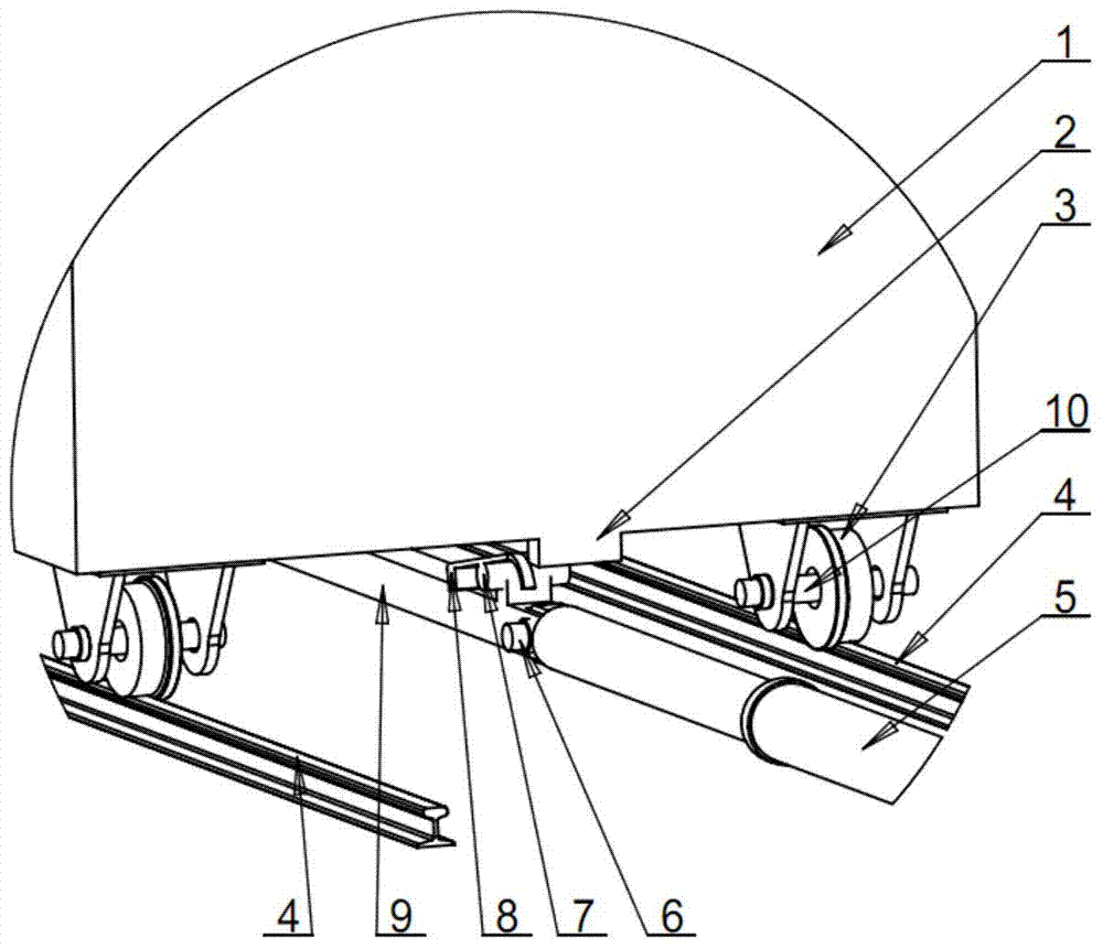 Material storage mechanism for organic garbage fully automatic feeding system