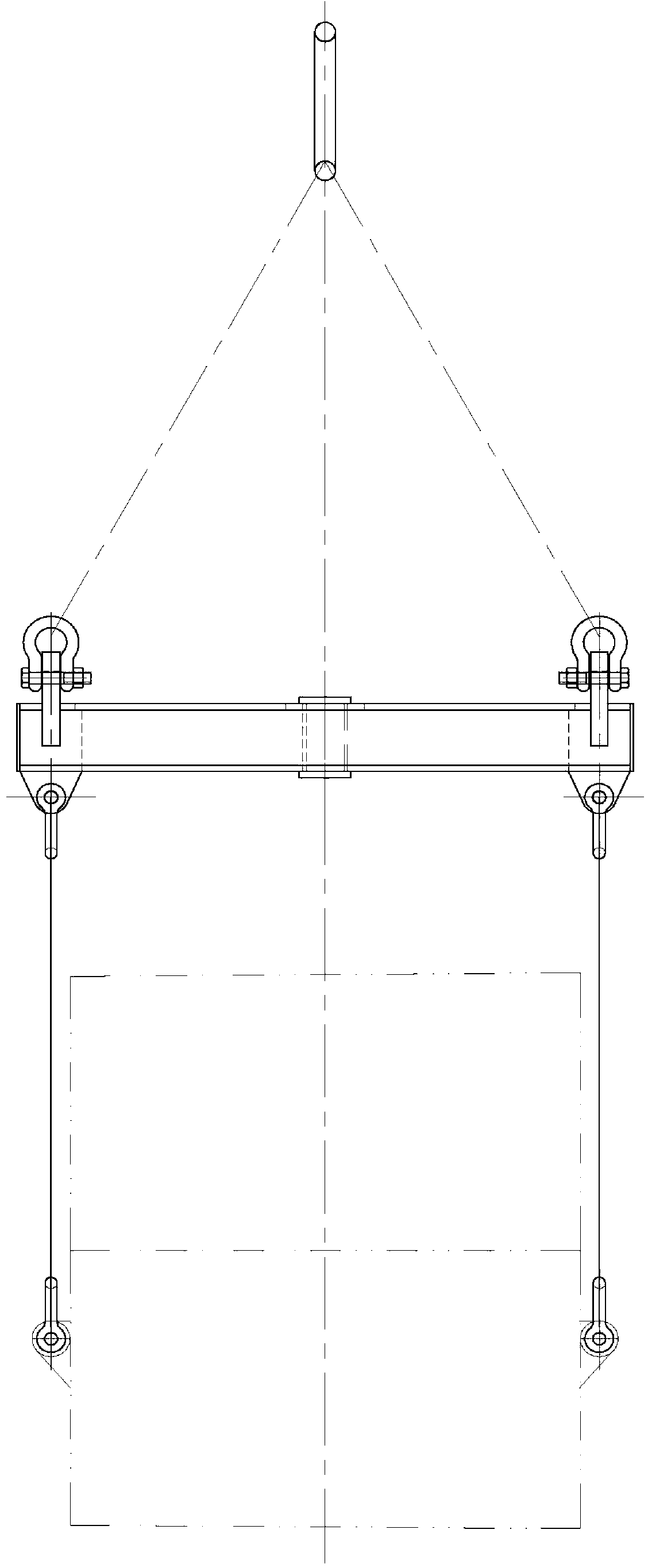 Electrical rotary opening-closing hanger for amplitude-change vehicle mould