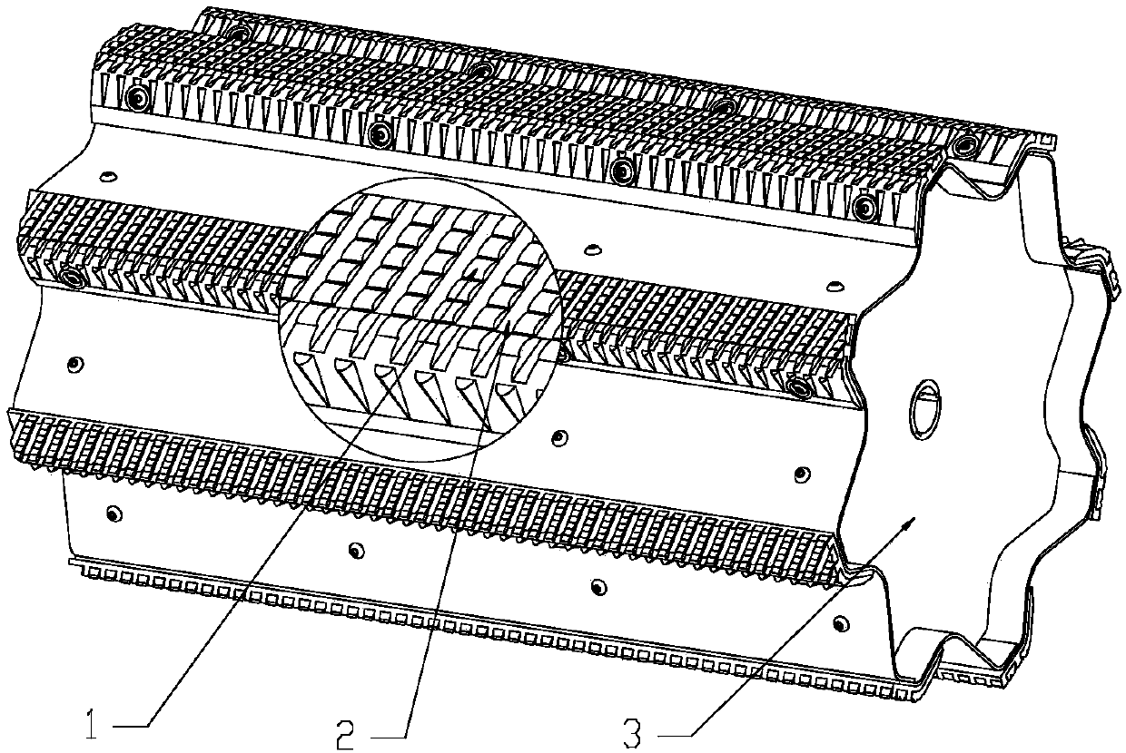 High-water-content corn bionic flexible threshing device