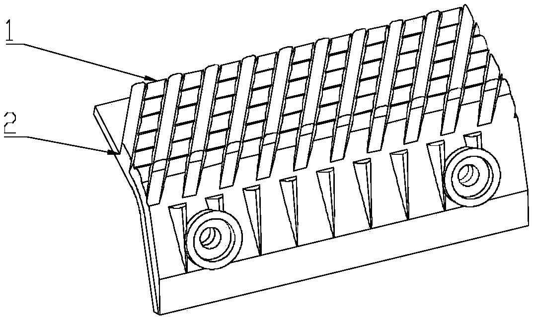 High-water-content corn bionic flexible threshing device