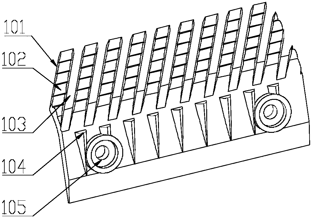 High-water-content corn bionic flexible threshing device