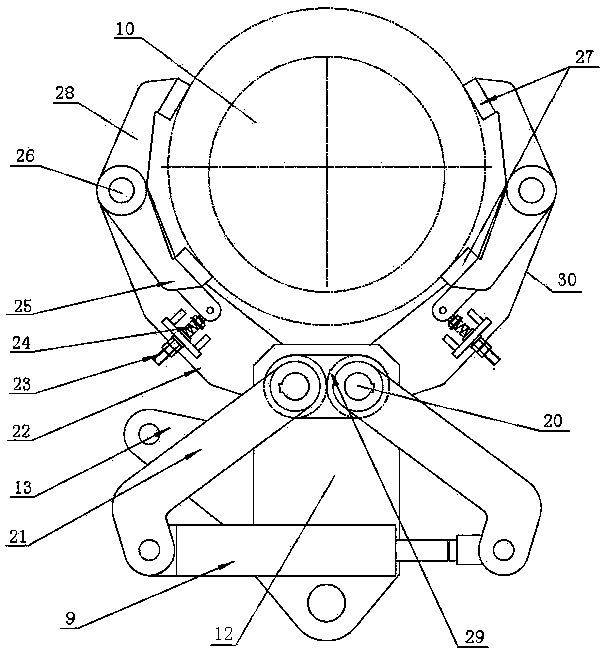 Automatic sleeve-loading and unloading and sleeve-transporting integrated device of cold-rolling mill