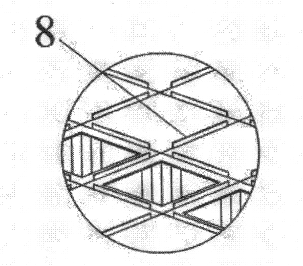 Checkerboard pattern type stereo storage rack