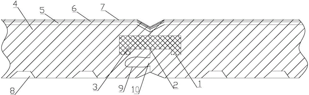 A kind of anti-deformation composite solid wood floor