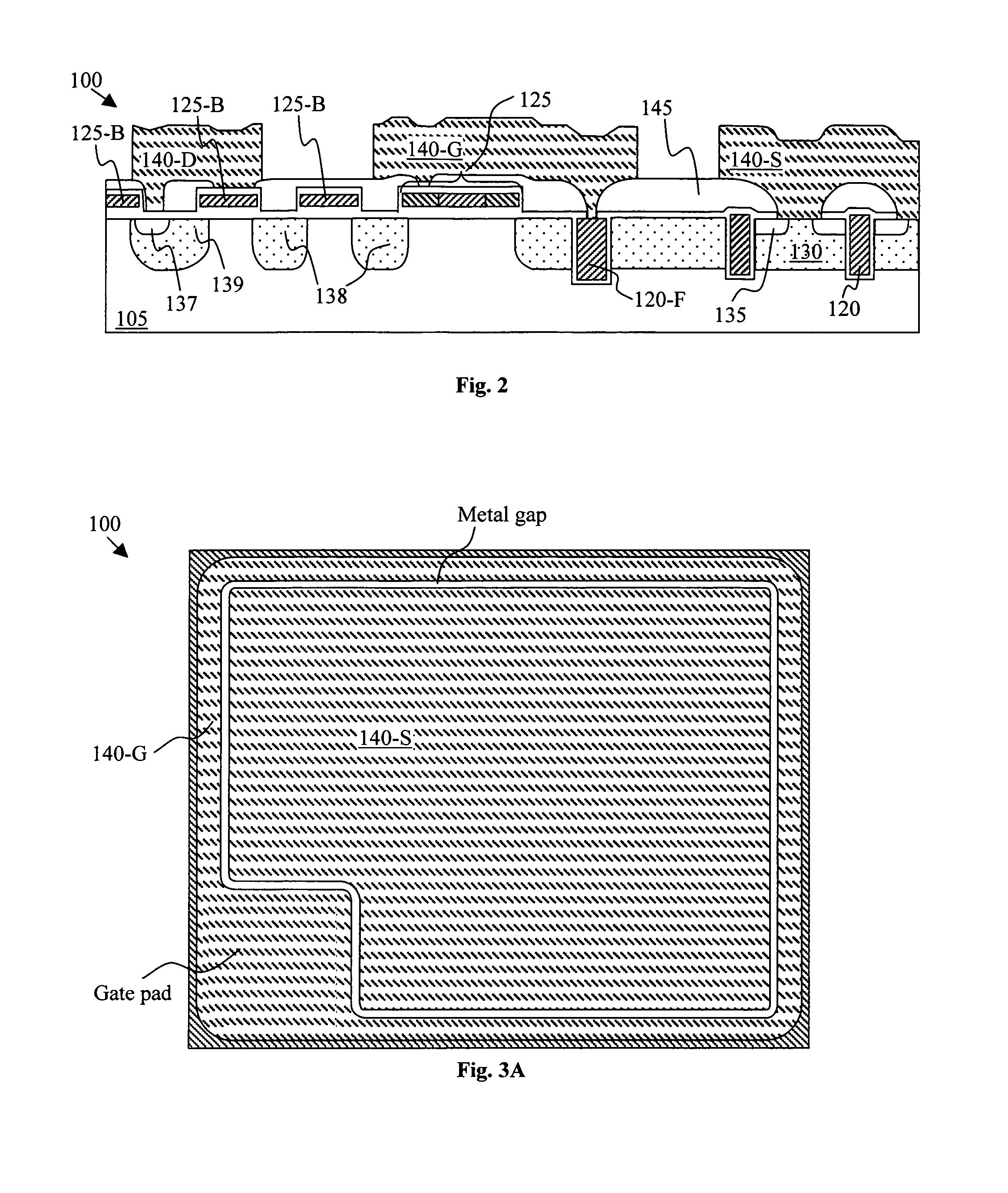 Reduced mask configuration for power MOSFETs with electrostatic discharge (ESD) circuit protection