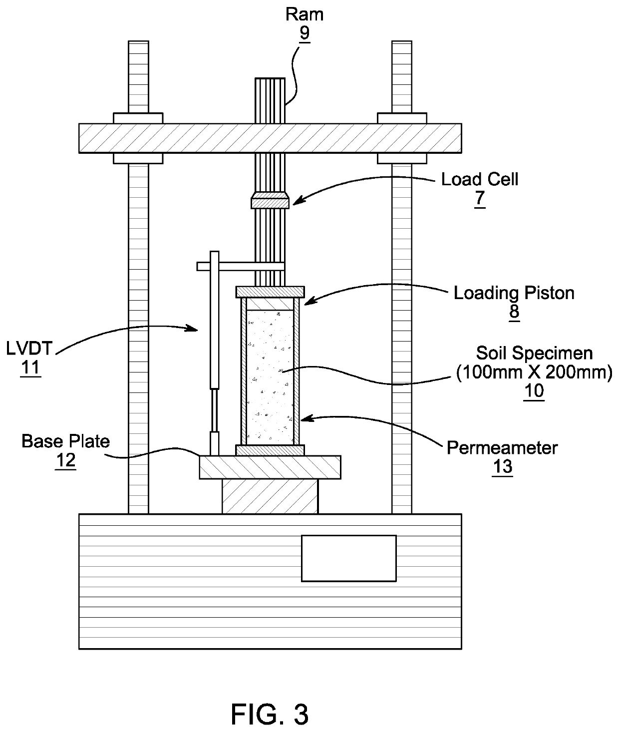 Hydraulic confinement and measuring system for determining hydraulic conductivity of porous carbonates and sandstones