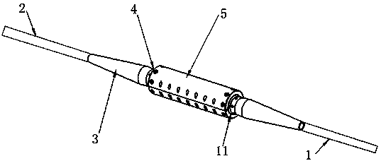 Dynamic and static submarine optical cable connector box