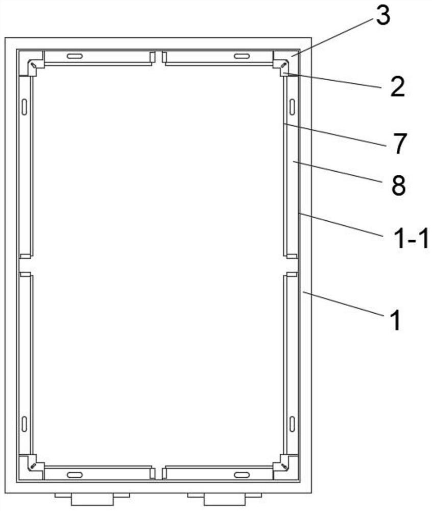 Safe and efficient sealing structure applied to high-voltage box