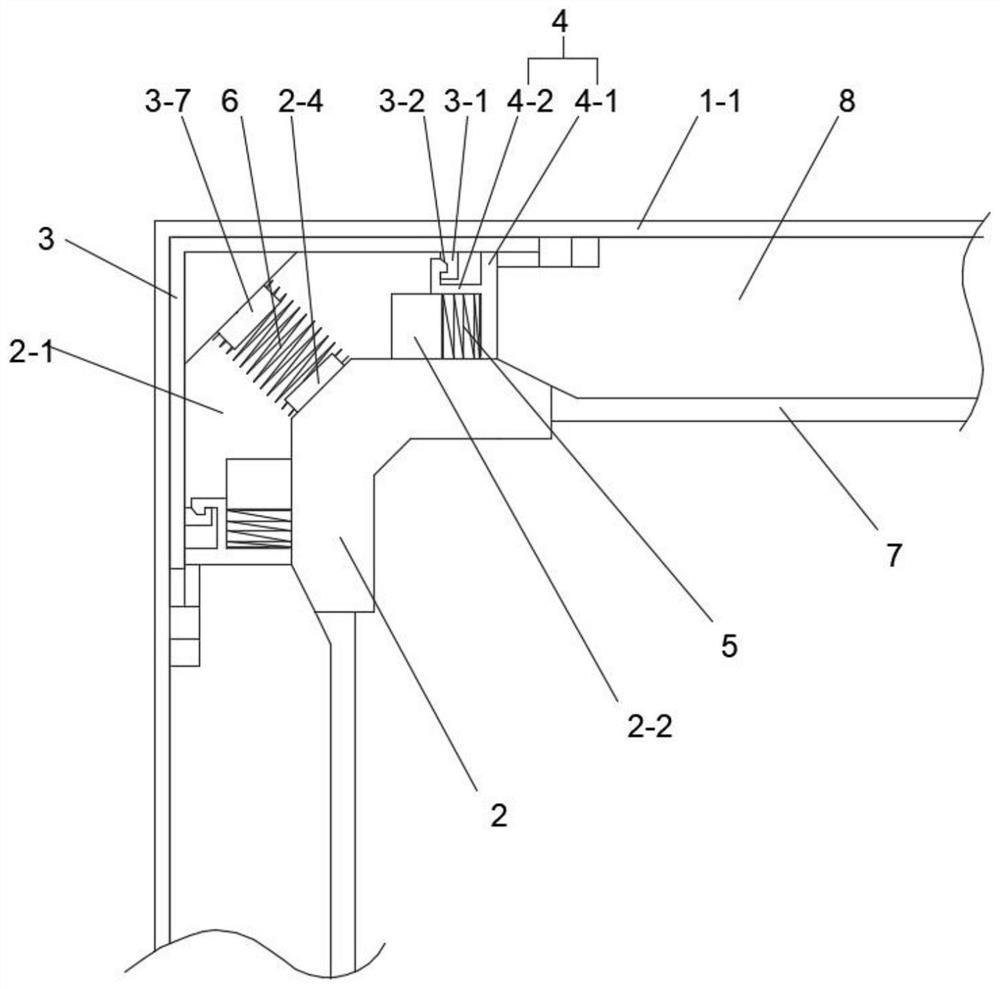 Safe and efficient sealing structure applied to high-voltage box