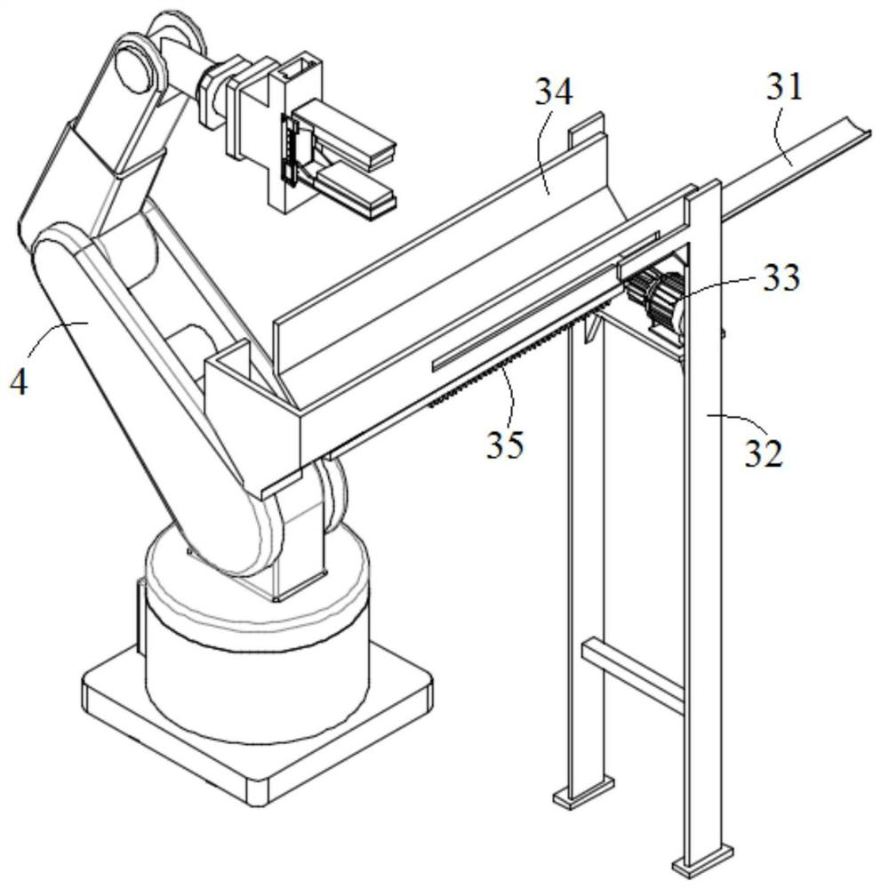 Automatic detecting, stacking and storing integrated production line and method for machine tool discharging drill bits