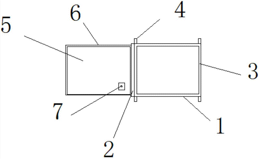 Fireproof coach oil tank door