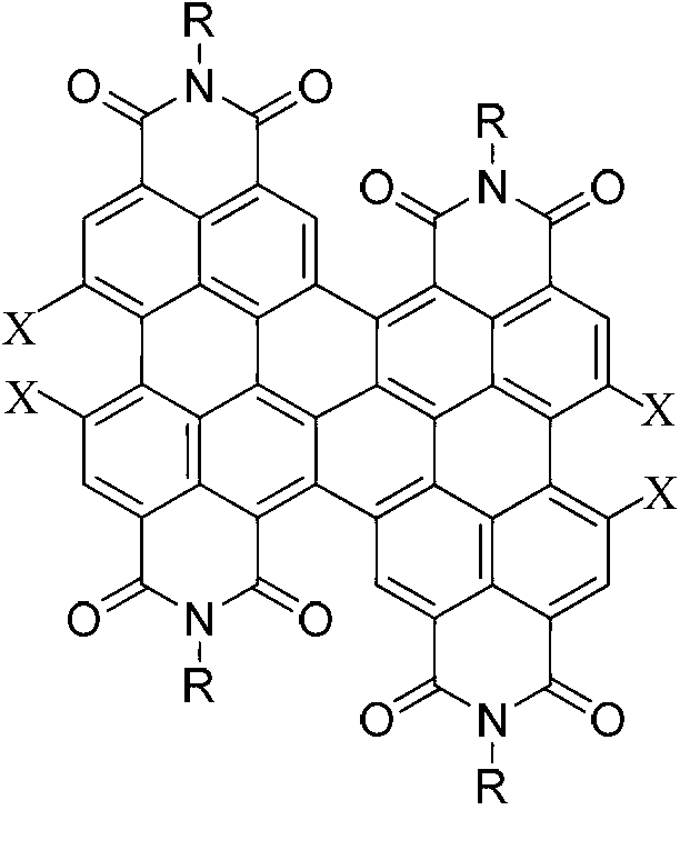 Method for preparing binary perylene diimide derivative efficiently