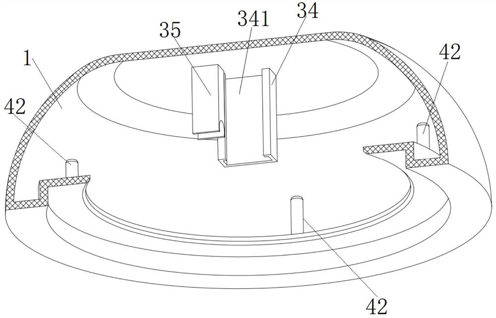 Cooker cover assembly, matching structure of cooker cover assembly and inner pot and electric rice cooker