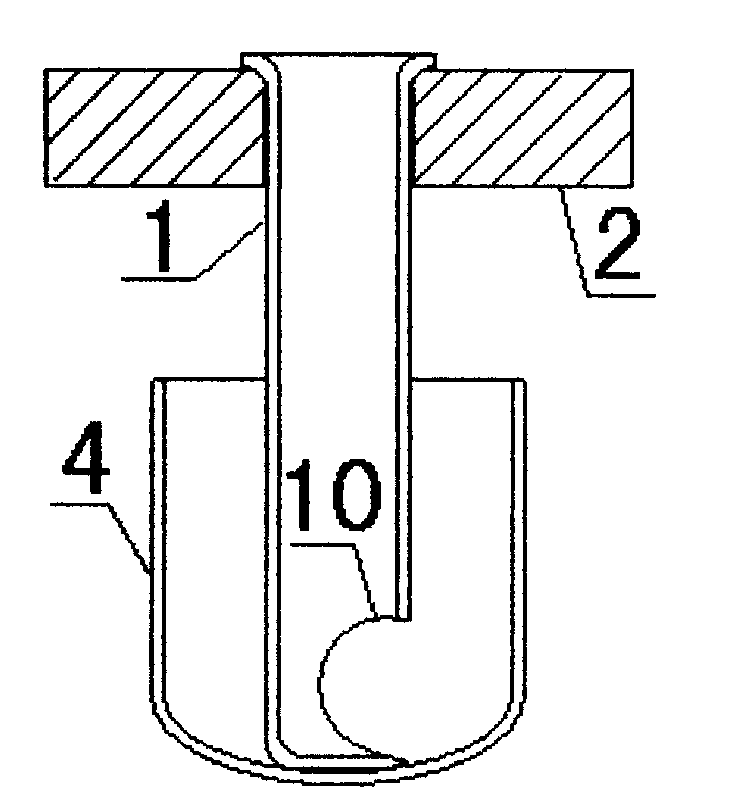 Anti-winding embedded water seal