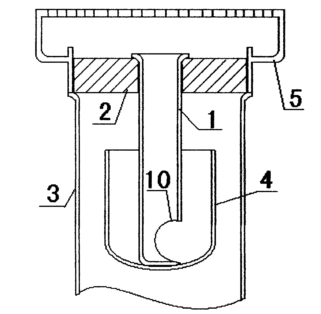 Anti-winding embedded water seal