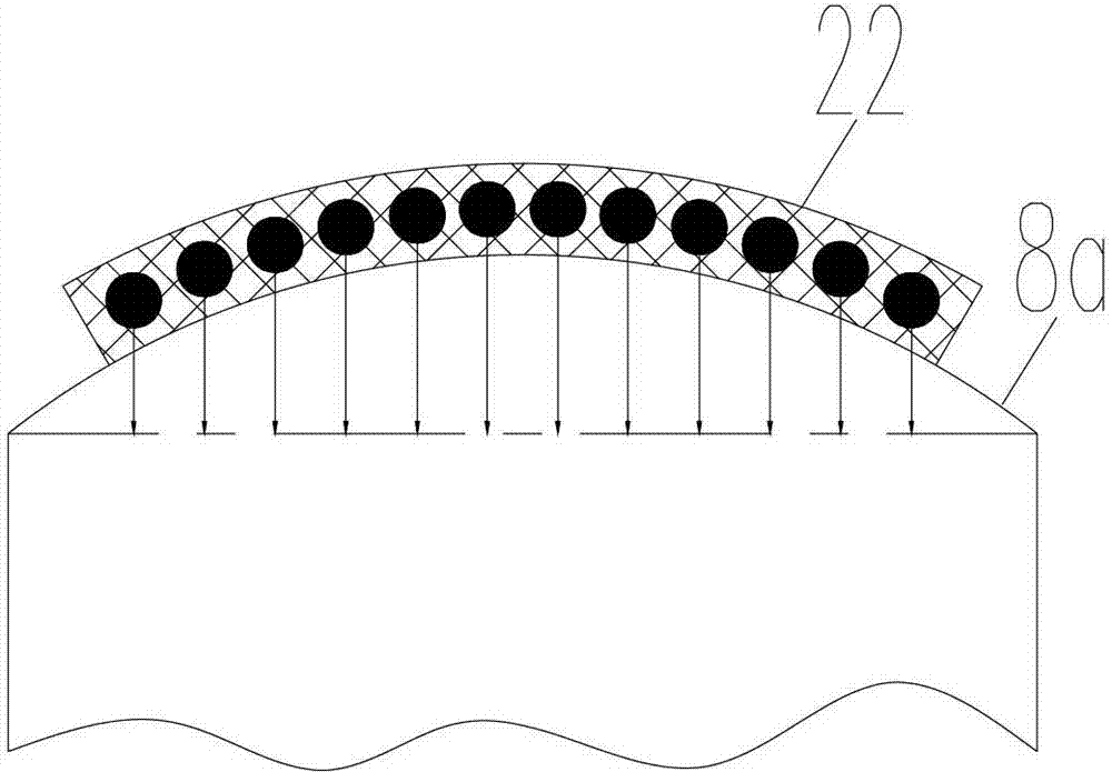 Flat composite steel belt guide pulley