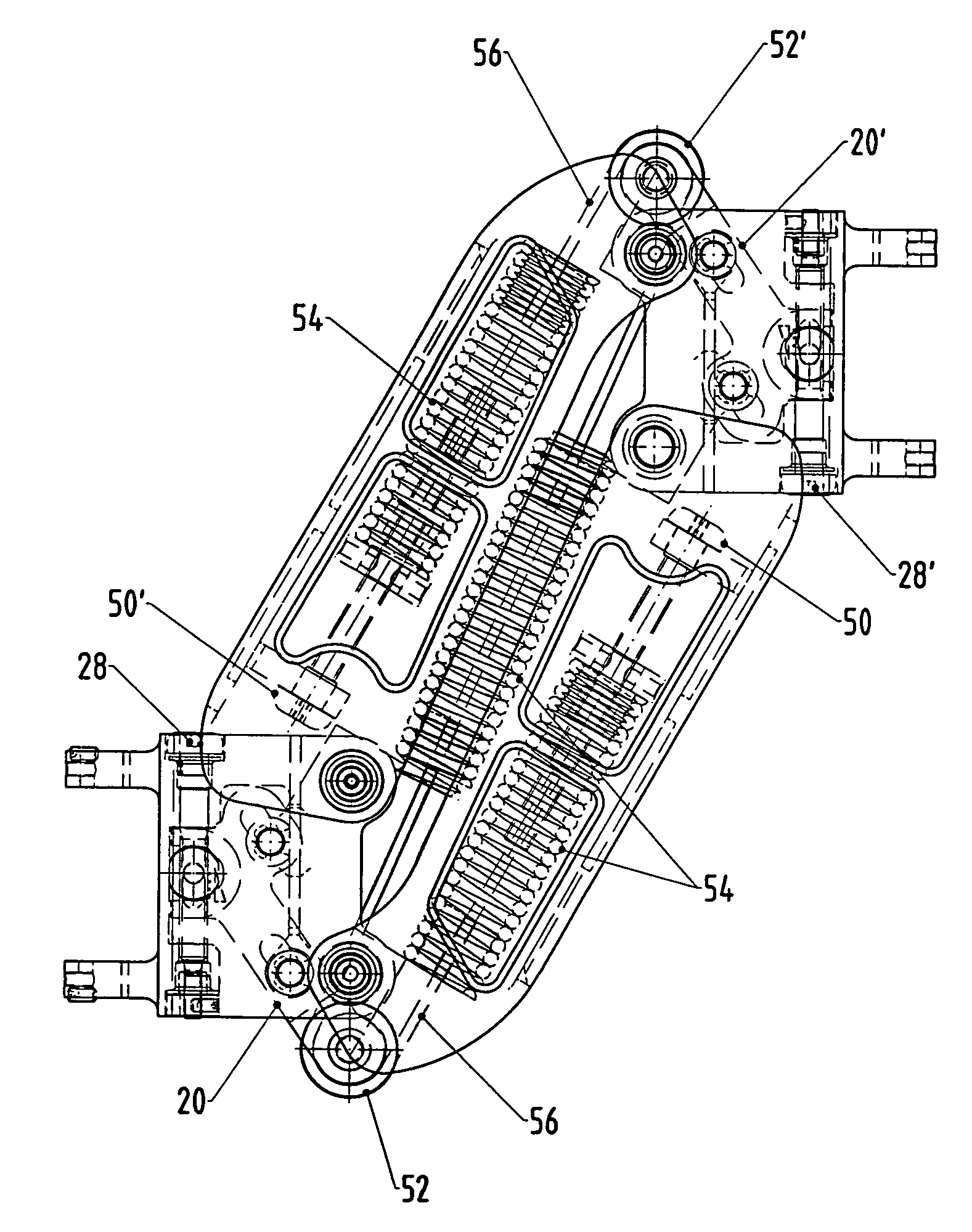 Spring arm and body support