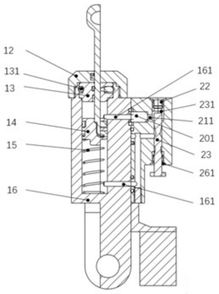 A needle valve type dual oil circuit coupling adjustment damping cylinder for intelligent knee joint prosthesis