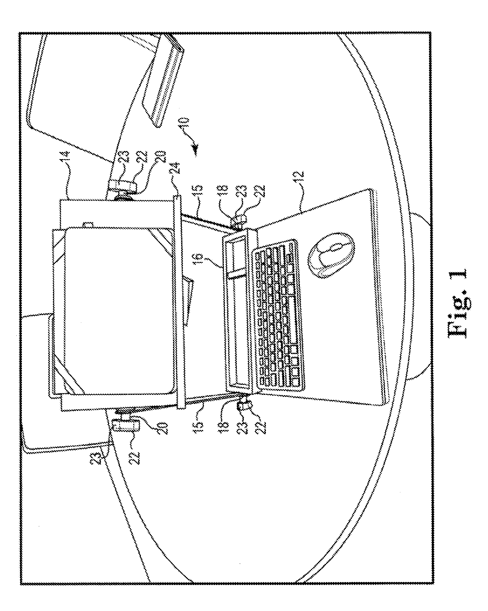 Portable, foldable work table