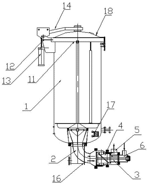 Environment-friendly dyeing machine