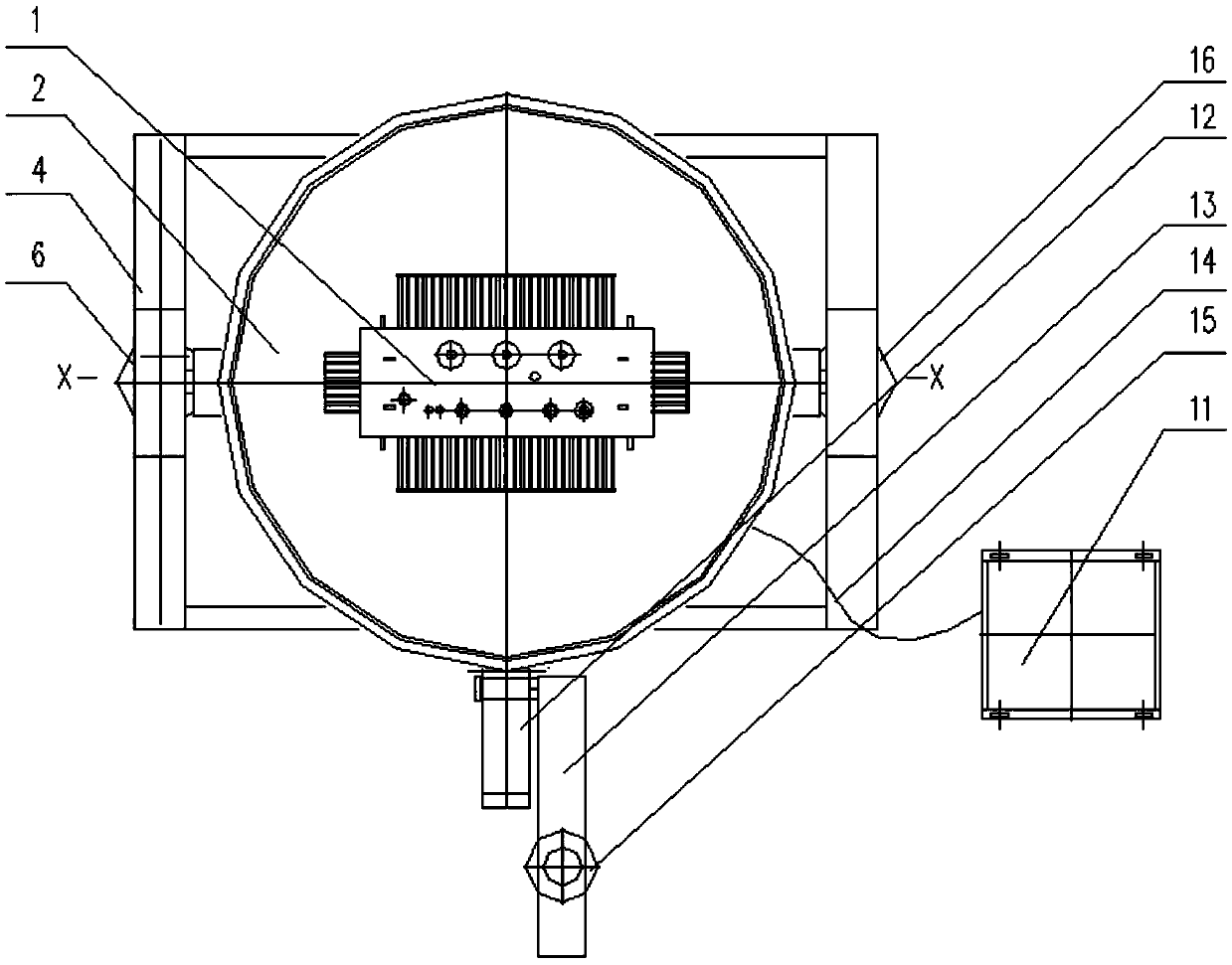 Transformer simulative transportation testbed and application thereof