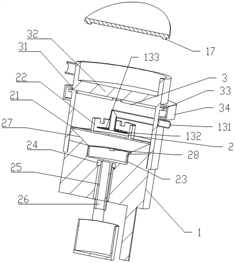 Tar removing device for carbon-carbon composite material production