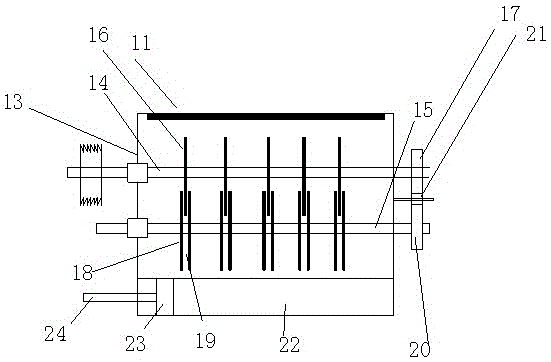 Double-shaft cutting machine for solid green wood