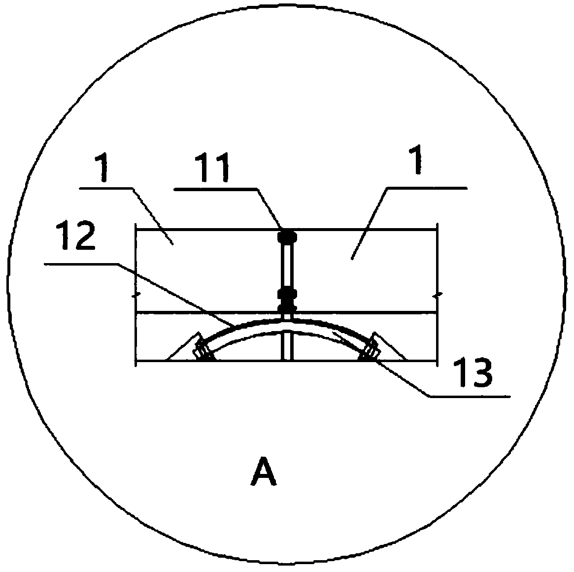 Environment-friendly prefabricated integral comprehensive pipe gallery and assembling method thereof