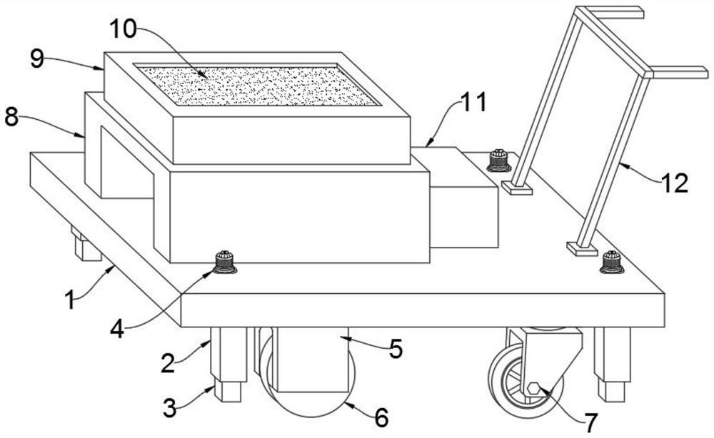 Portable bearing capacity detection device for highway bridge and use method of portable bearing capacity detection device