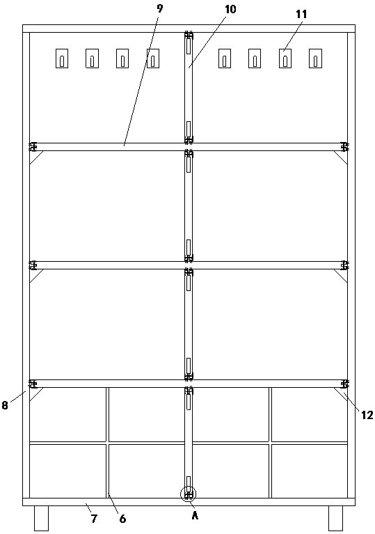 Convenient-to-install storage cabinet